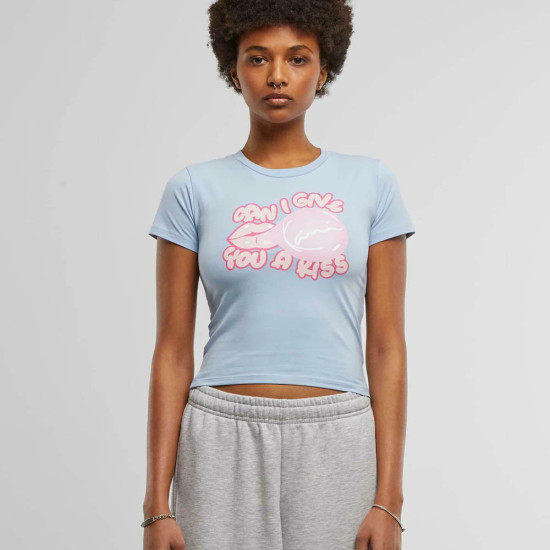 Karl Kani Γυναικεία κοντομάνικη μπλούζα Signature Bubblegum Short Tee